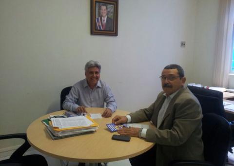 Ouvidor Mário Bastos recebe o Ouvidor da SSP